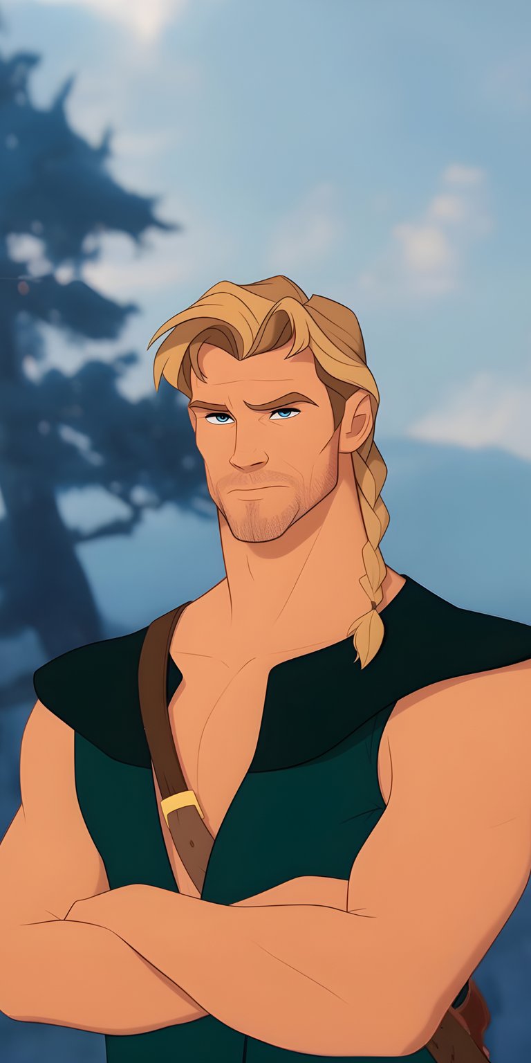 Christ Hemsworth art wallpaper iPhone