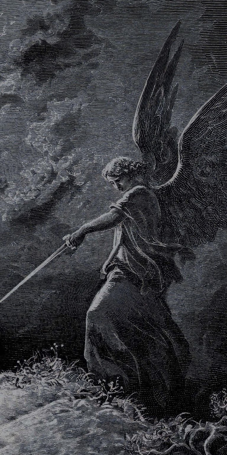 Angel Artwork Wallpaper for iPhone 4k