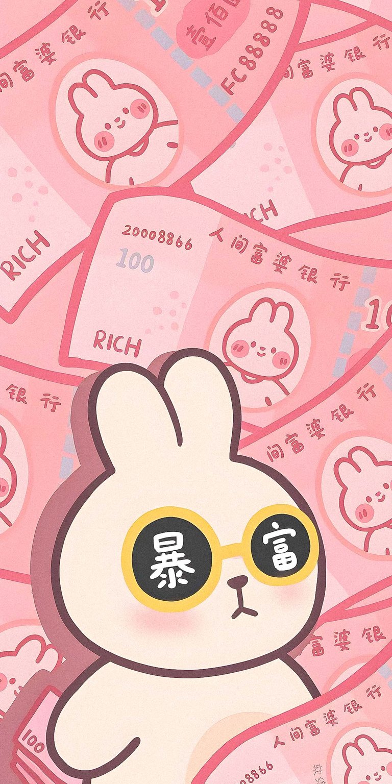 Rich Bunny wallpaper iPhone