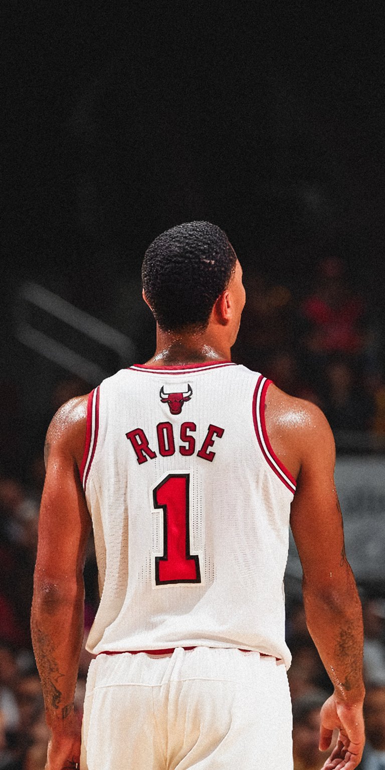 Derrick Rose jersey iPhone wallpapers