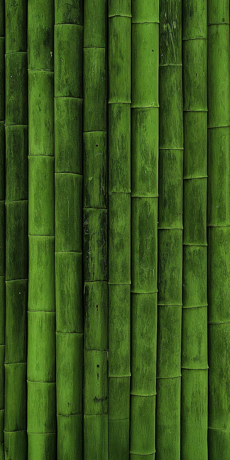 Green Bamboo Aesthetic Wallpaper for iOS