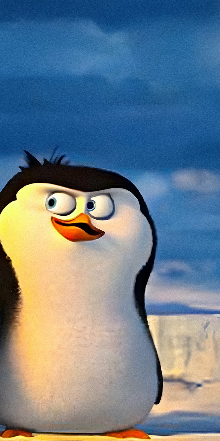 Penguin matching wallpaper iPhone