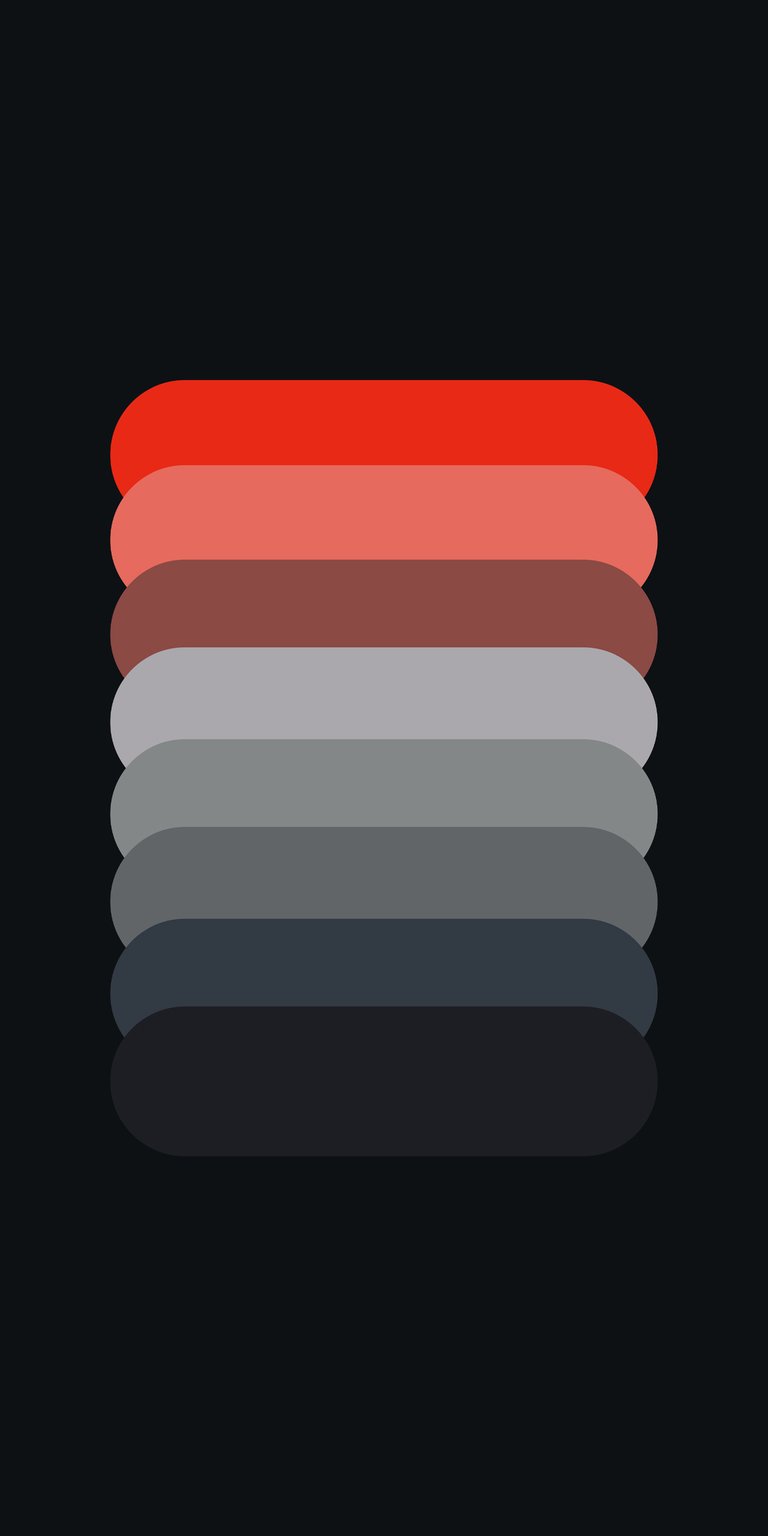 Red to black color palette iPhone wallpaper 4K