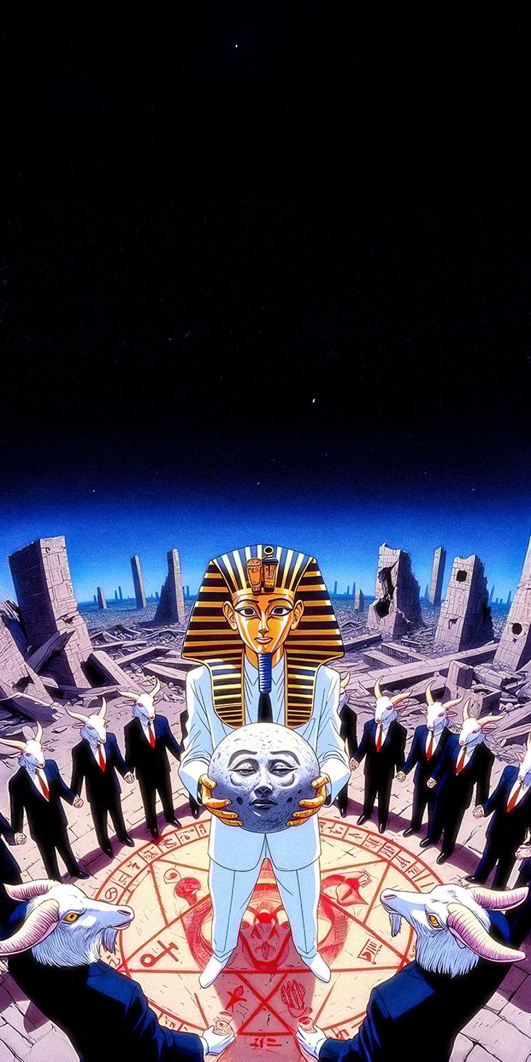 Egypt anime wallpaper iPhone 4K