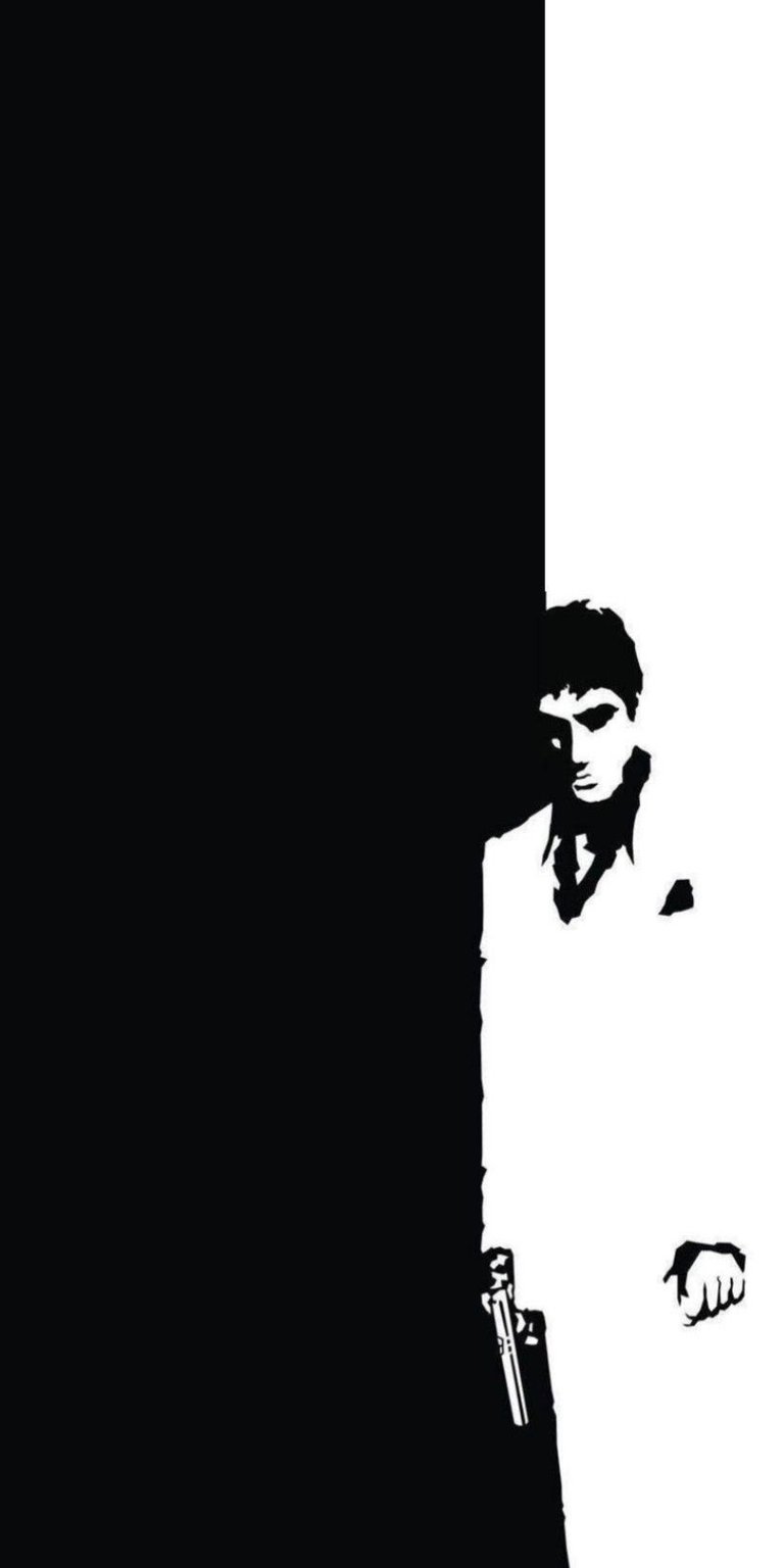 Al Pacino black and white wallpaper in HD