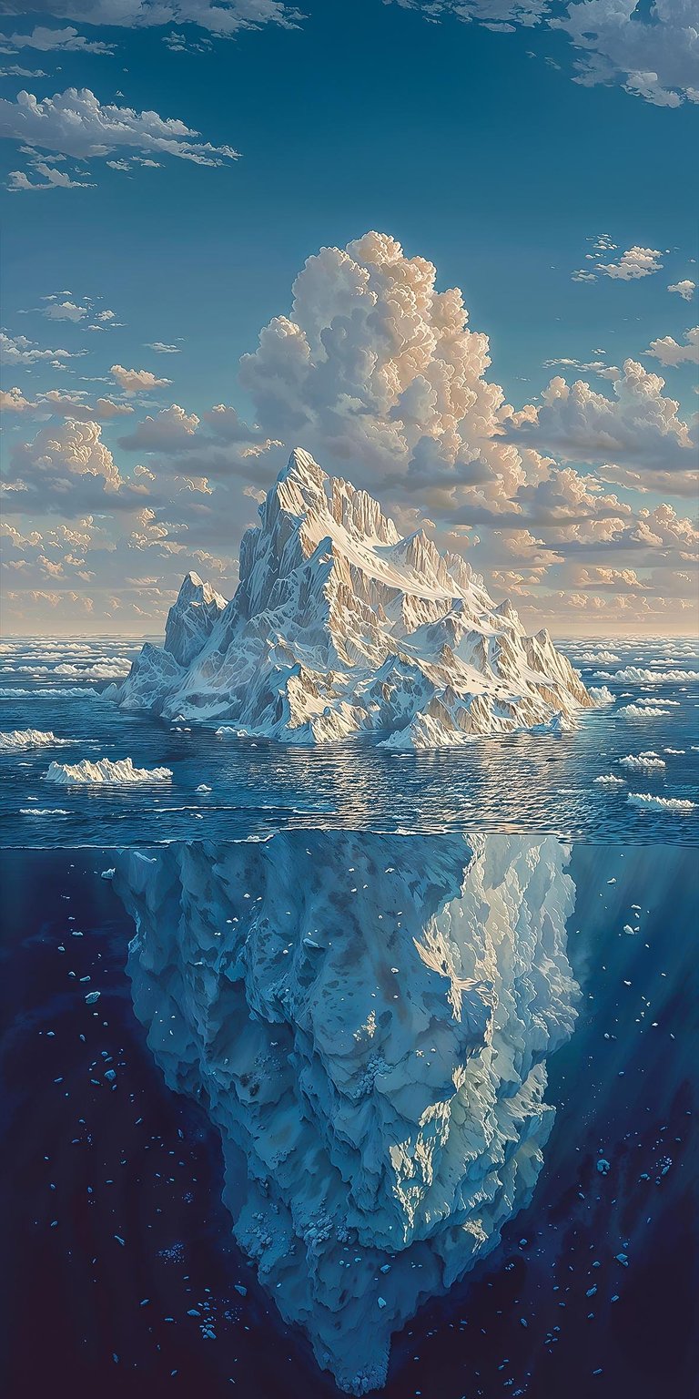 Tip of the iceberg wallpaper 4K for mobile