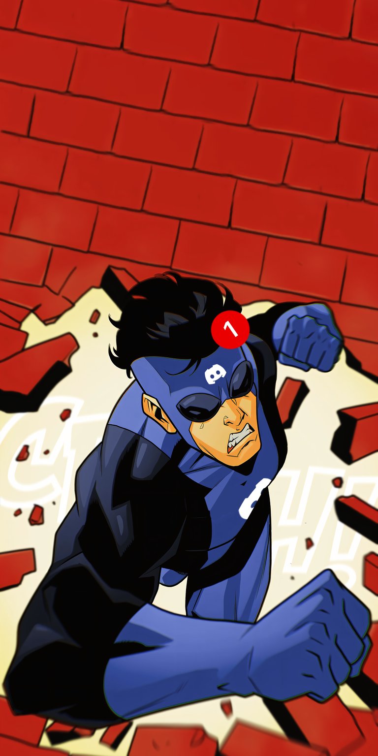 Invincible social media variants wallpaper for iPhone