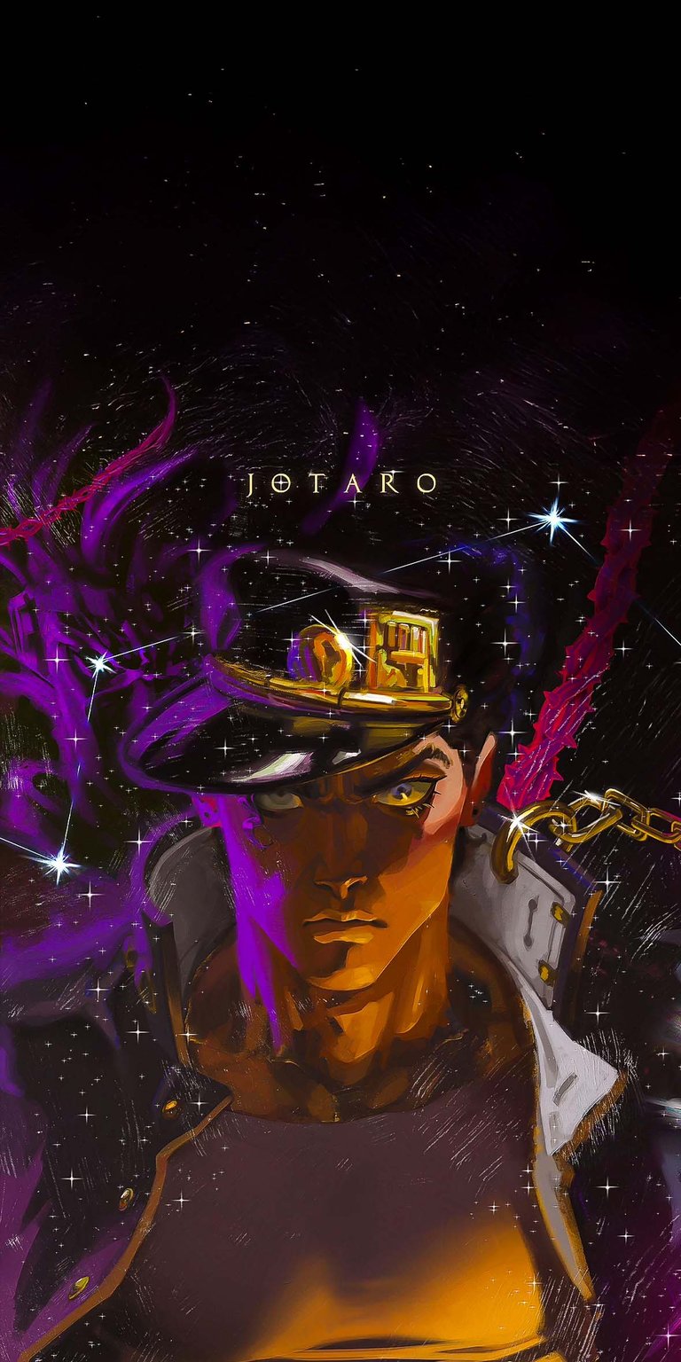 Jotaro Kujo poster wallpaper iPhone 4