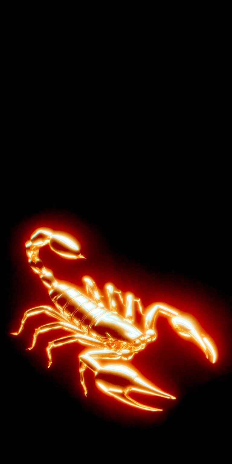 Download this incredible scorpion 4K wallpaper for your iPhone, showcasing an orange glow, sharp stinger, and prominent claws. This amazing wallpaper will look great on any mobile device.