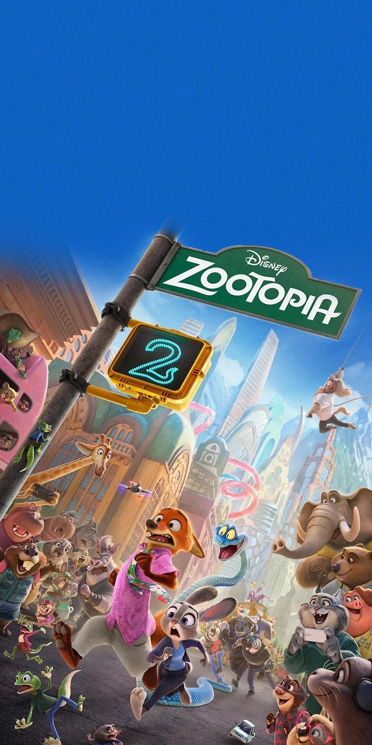 Download this Zootopia wallpaper in 4K for your iPhone! Featuring Nick Wilde in a purple shirt, and the bunny Judy Hopps, this wallpaper is a great way to showcase your love for the movie.