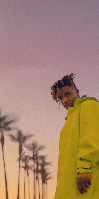 Juice wrld portrait grainy wallpaper