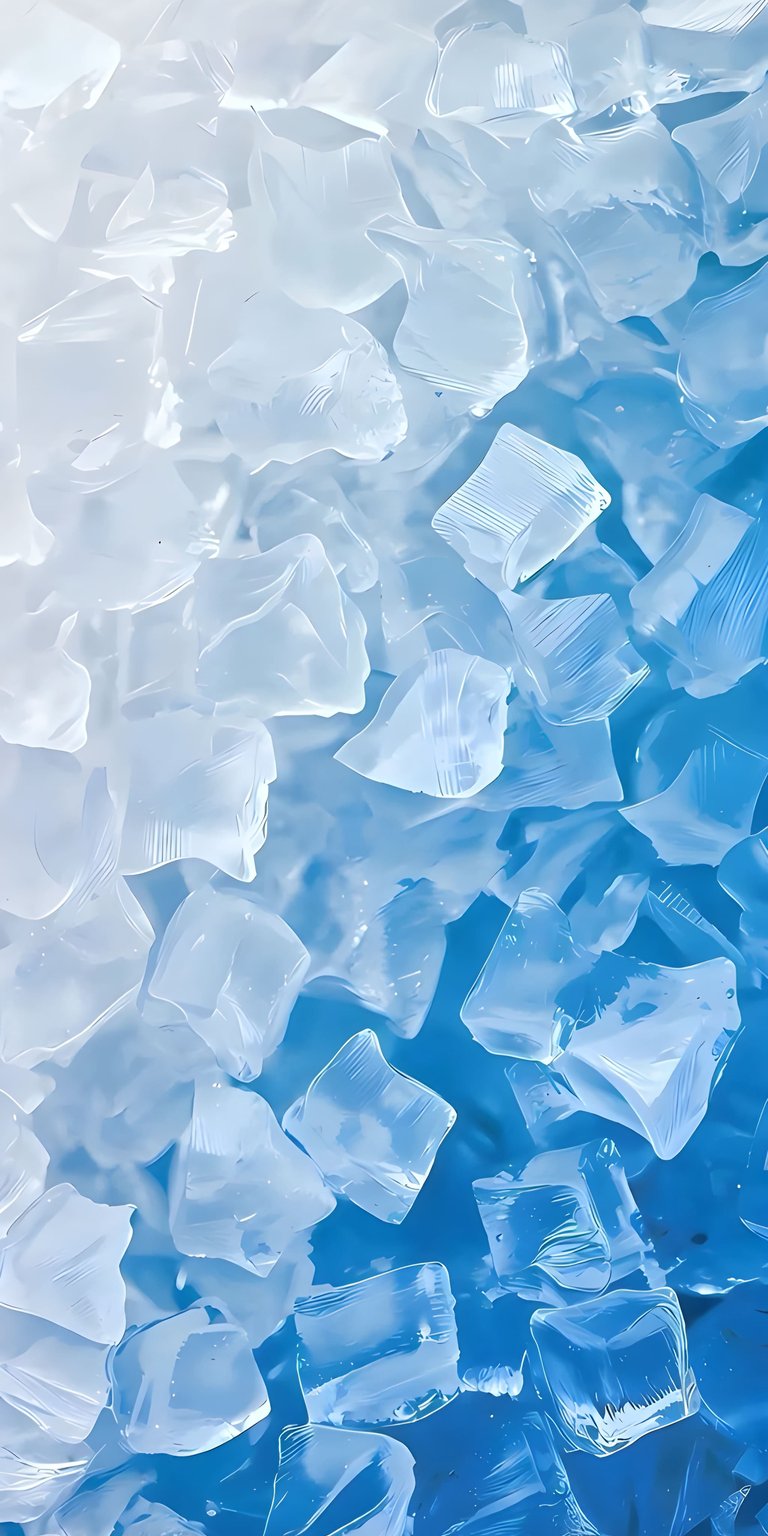 Get this refreshing ice cubes 4K wallpaper for your iPhone! This wallpaper showcases perfectly formed ice cubes with crisp edges and light reflecting off of their surfaces.