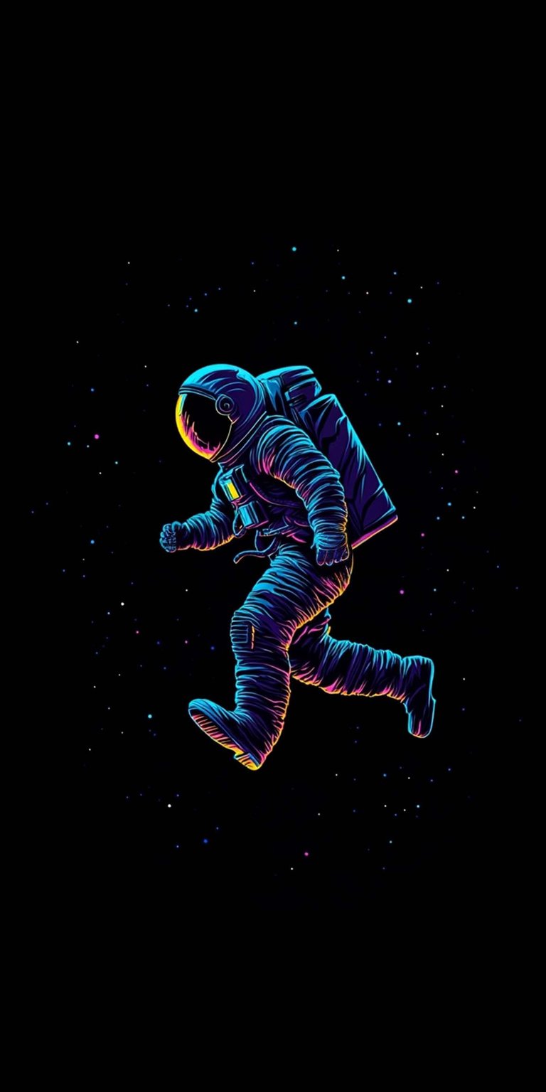 Astronaut in space iPhone wallpaper HD