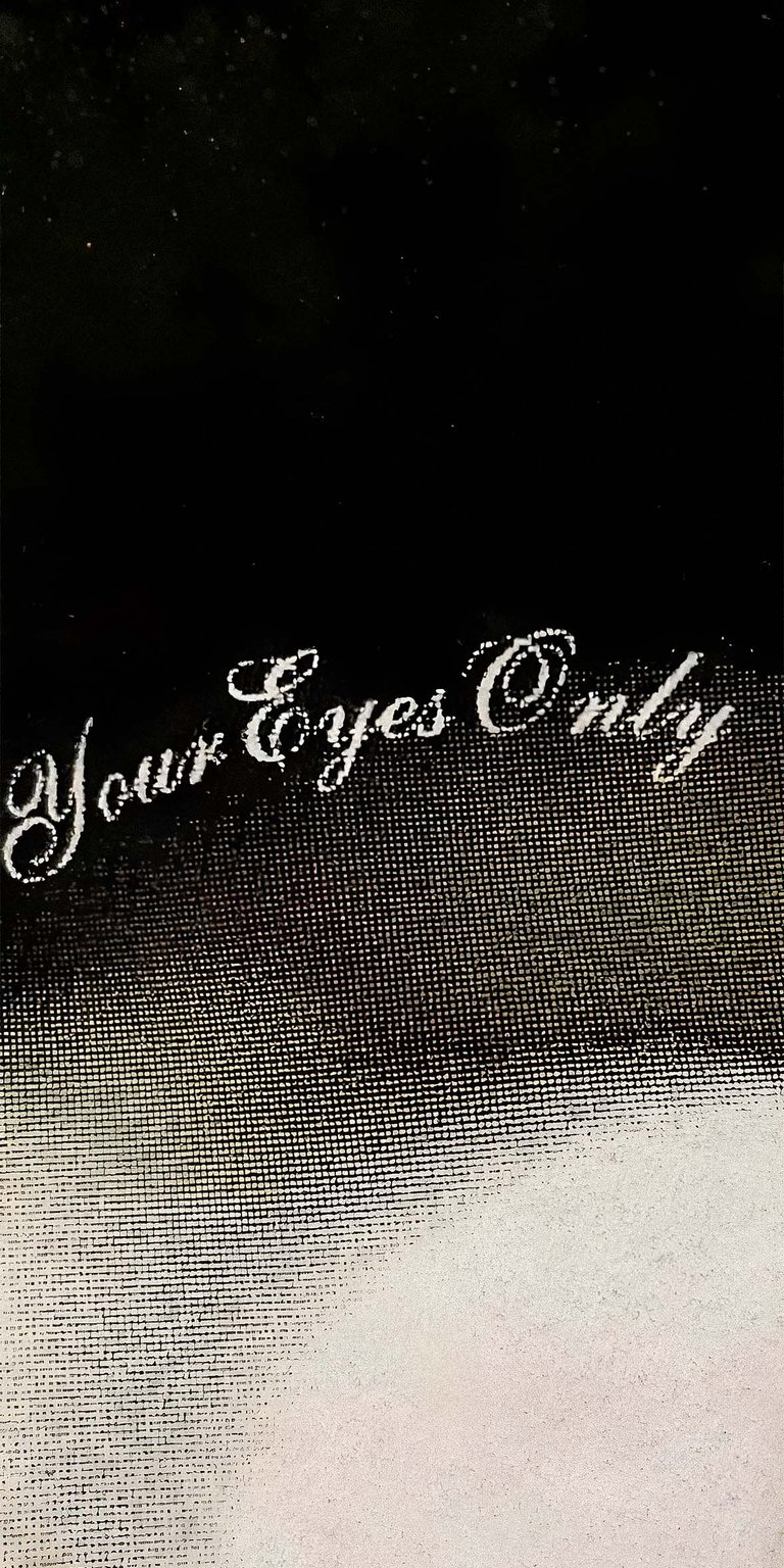 Your Eyes Only black and white wallpaper
