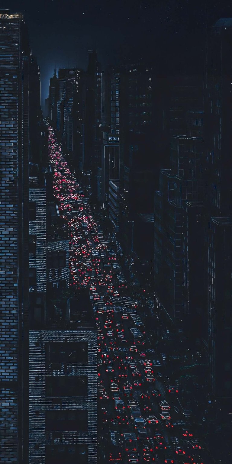 City traffic dark wallpaper for iPhone HD