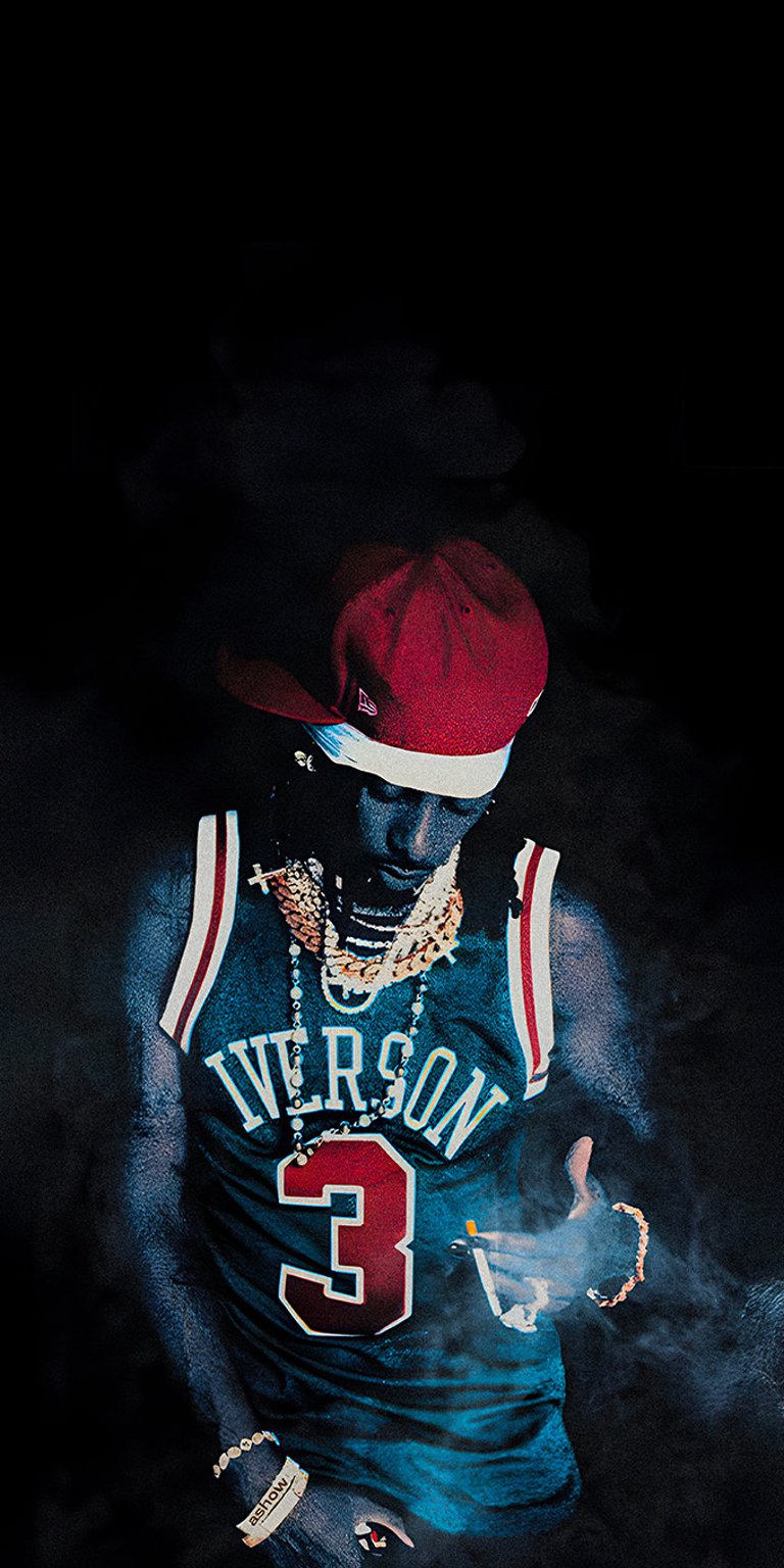 Playboi Carti Iverson art wallpaper