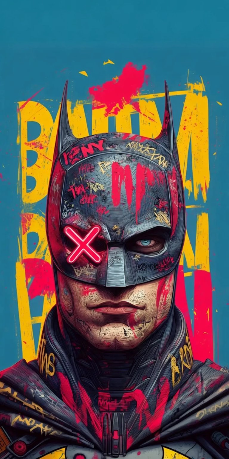 Batman graffiti wallpaper iPhone HD