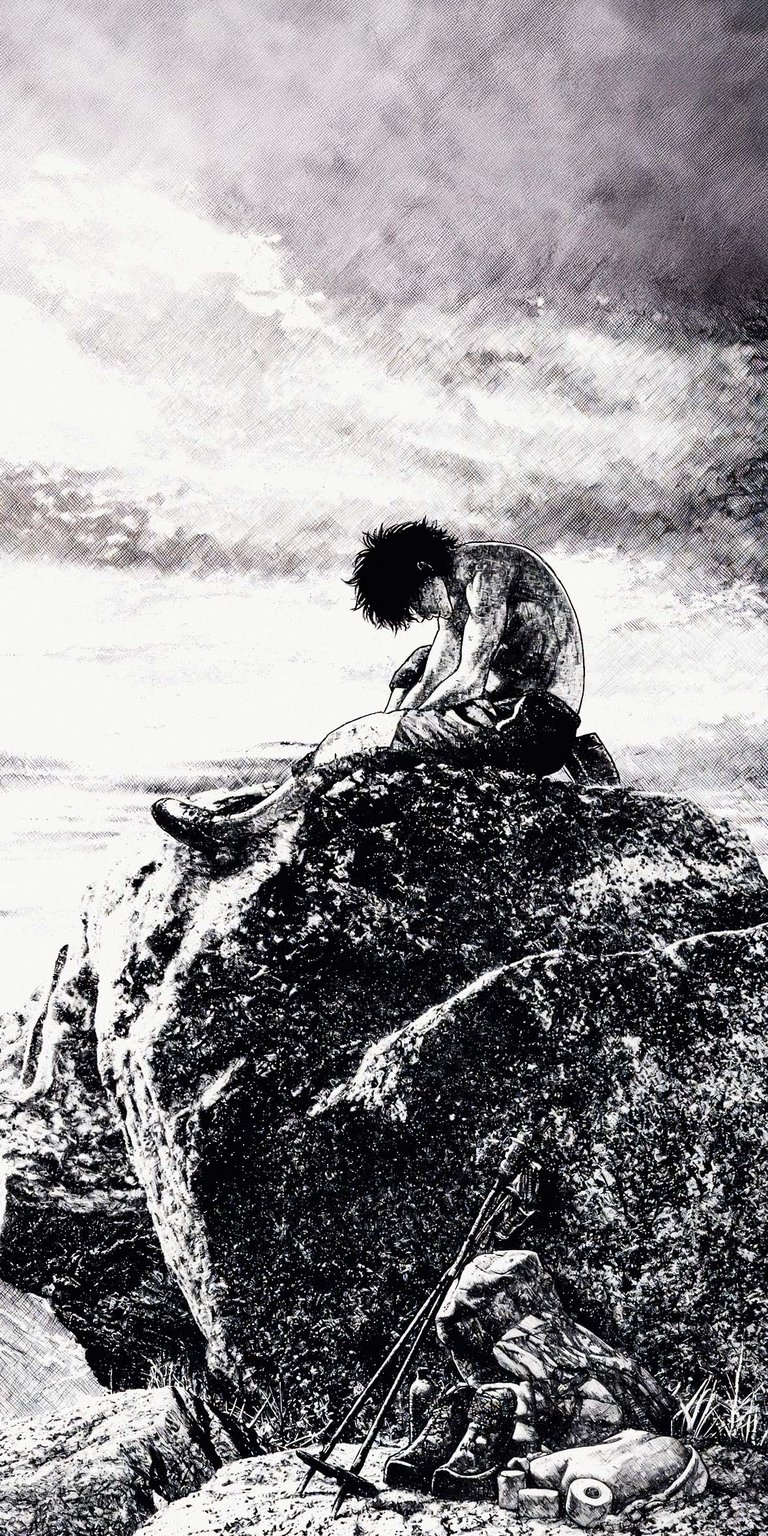 Man in depression iPhone wallpaper HD