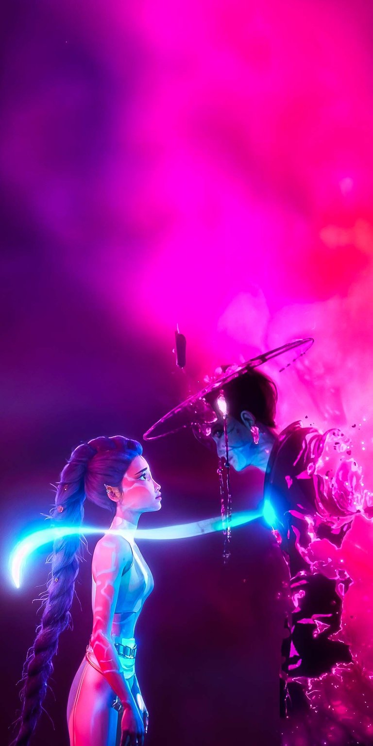 Jinu and Rumi iPhone wallpaper 4k