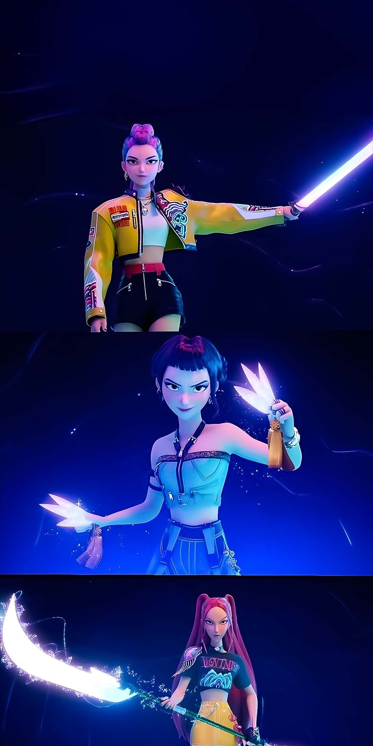 Kpop Demon Hunters girls iPhone wallpaper HD