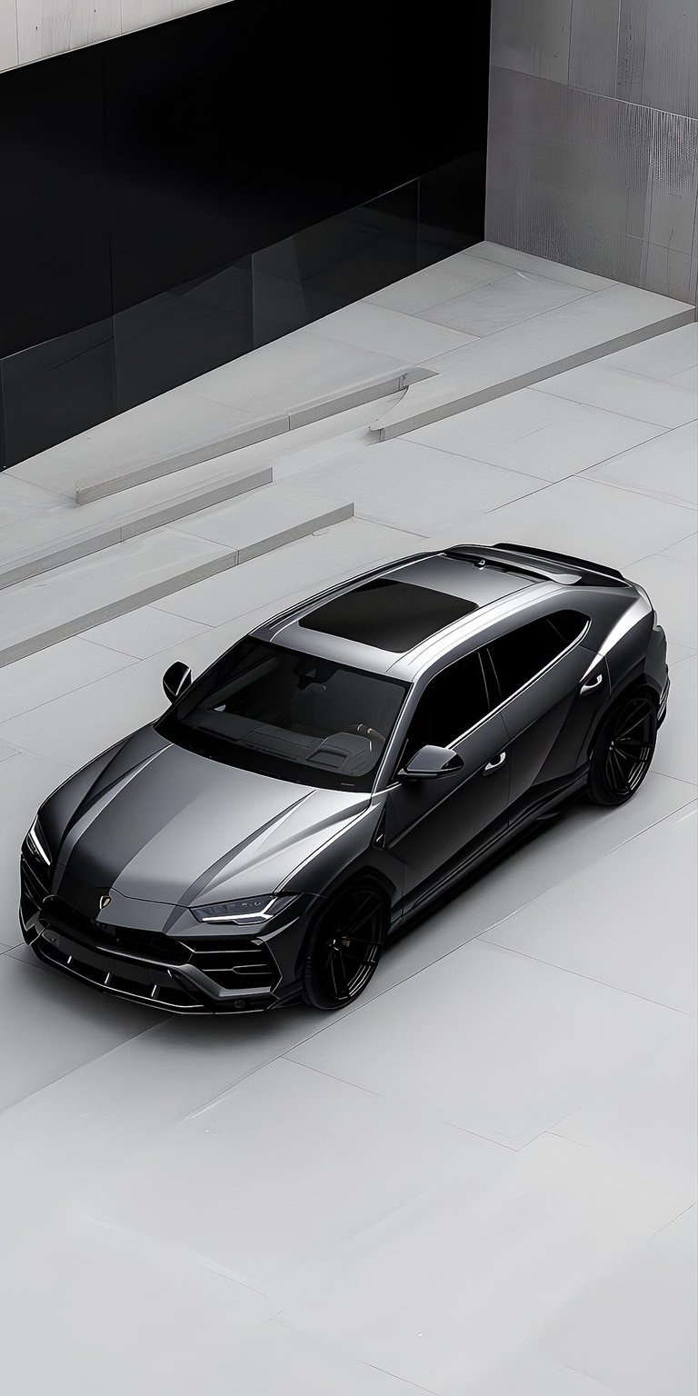 Lamborghini Urus black wallpaper 4K for mobile