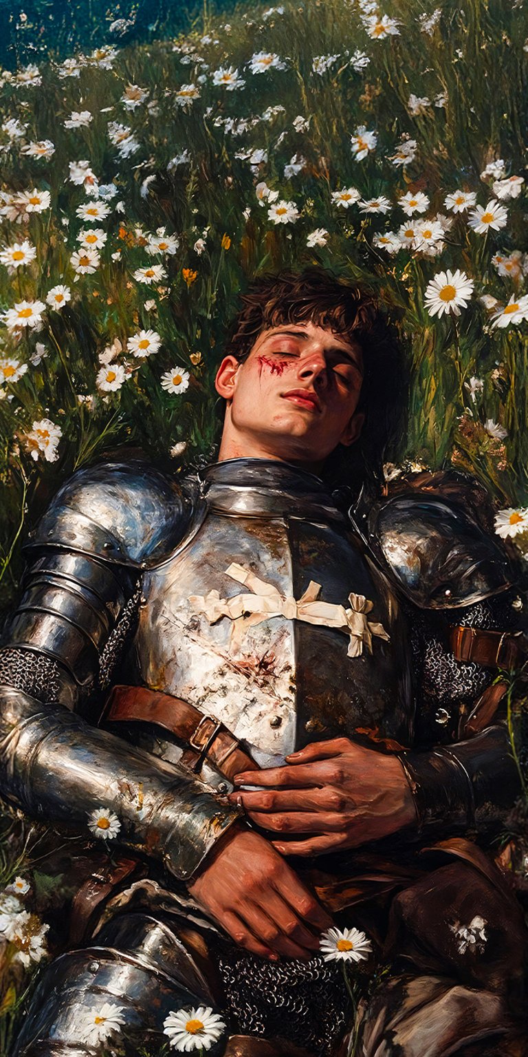 The Knight of the Flowers wallpaper iPhone 4K
