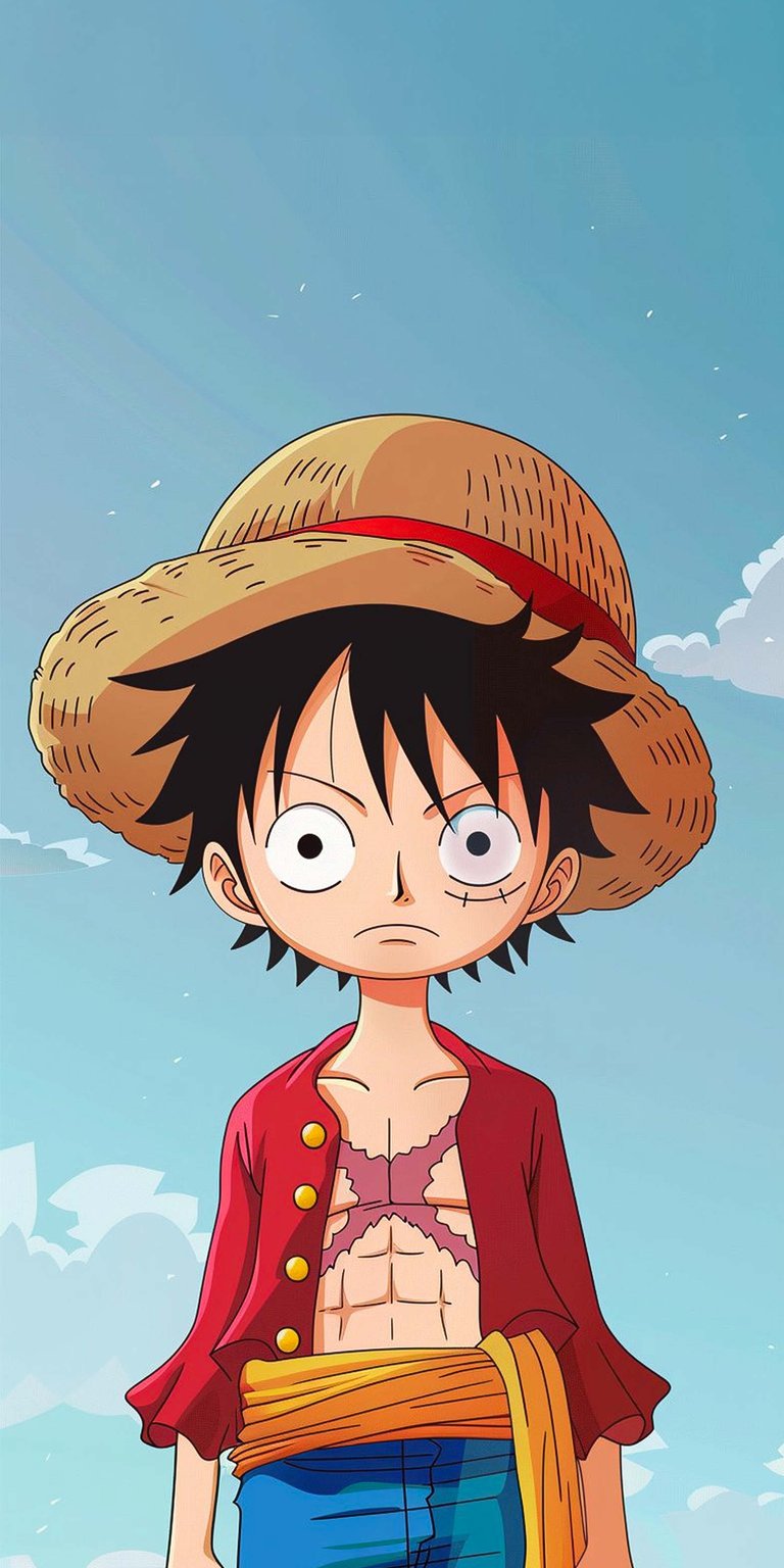 Little Monkey D. Luffy wallpaper iPhone