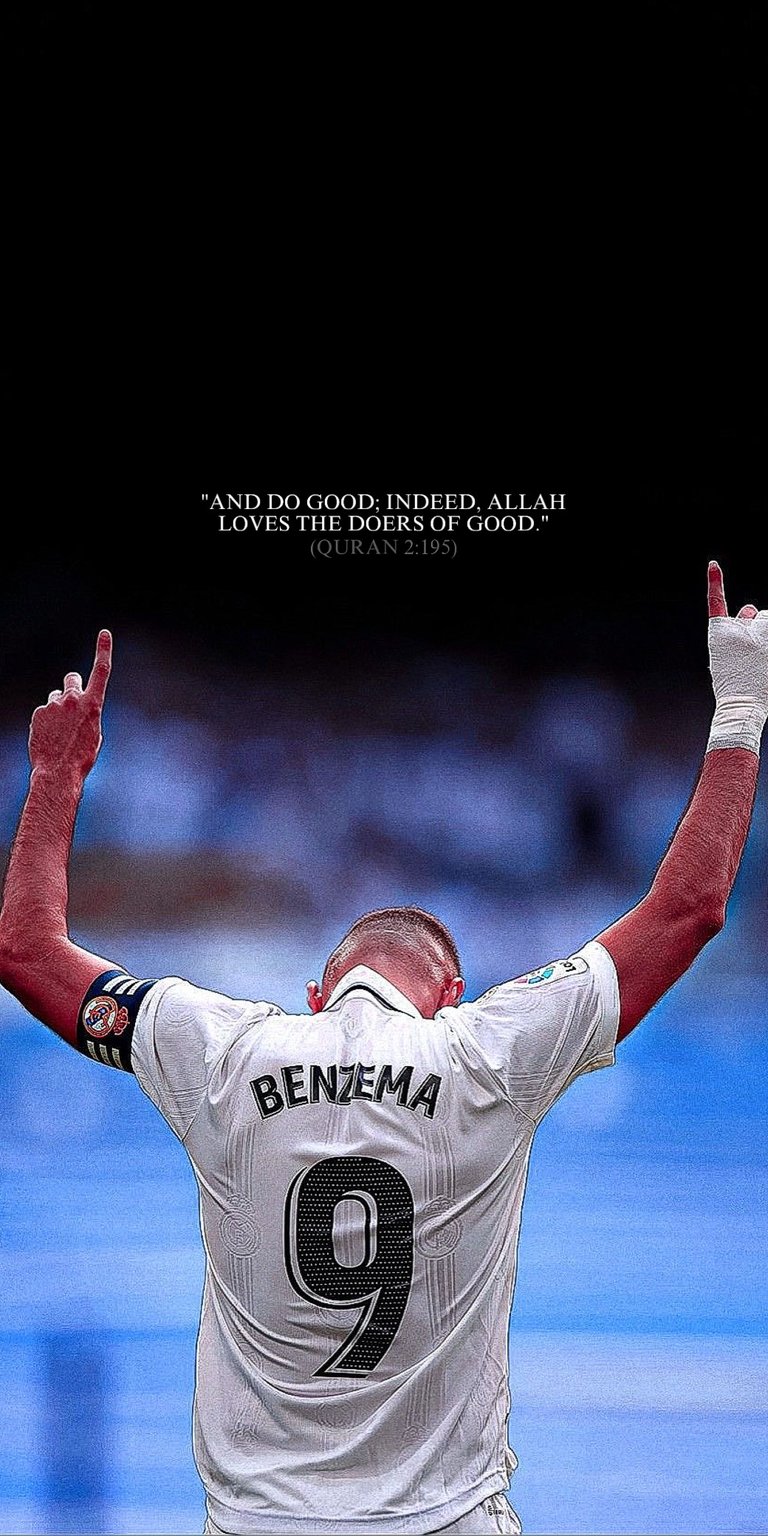 Karim Benzema quote wallpaper 4k iPhone