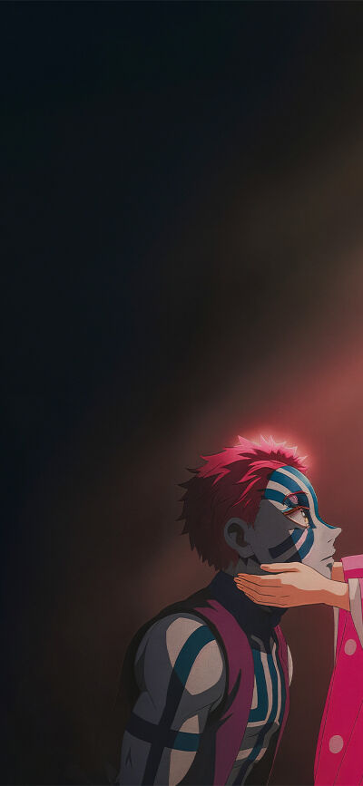 Akaza Demon Slayer matching wallpaper iPhone 4K