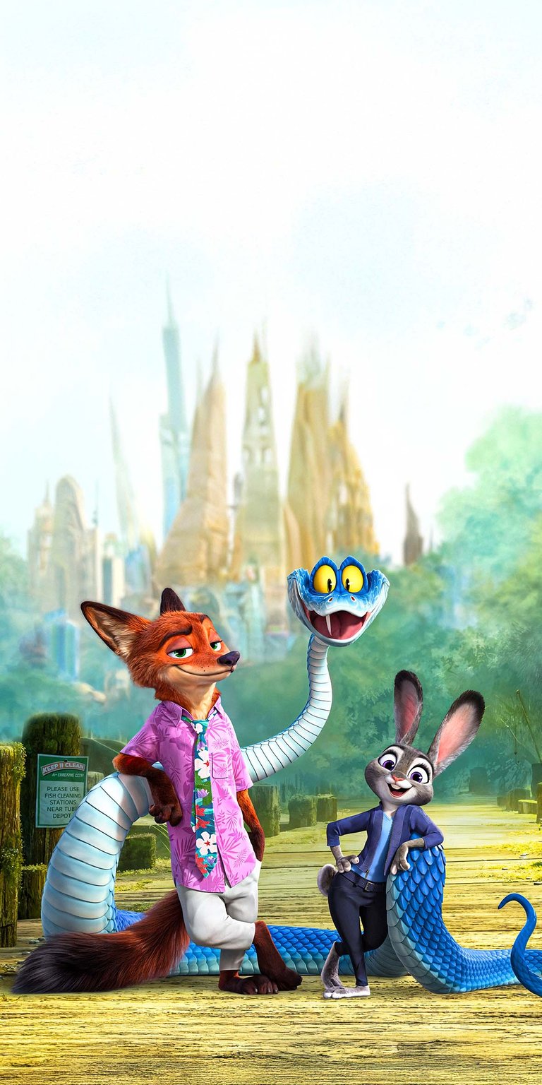 Nick Wilde and Judy Hopps wallpaper 4k iPhone