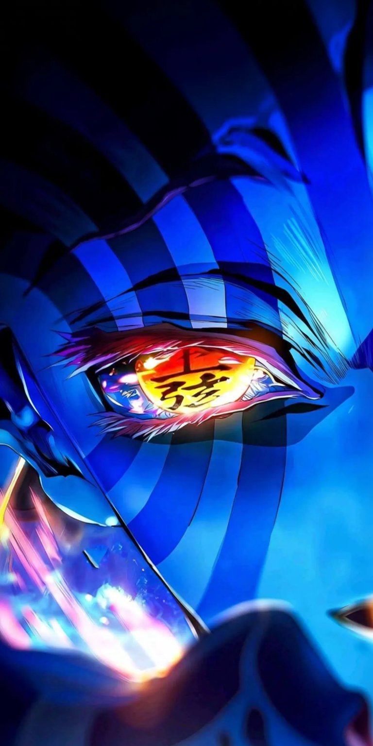 Demon Slayer Akaza iOS wallpaper 4K