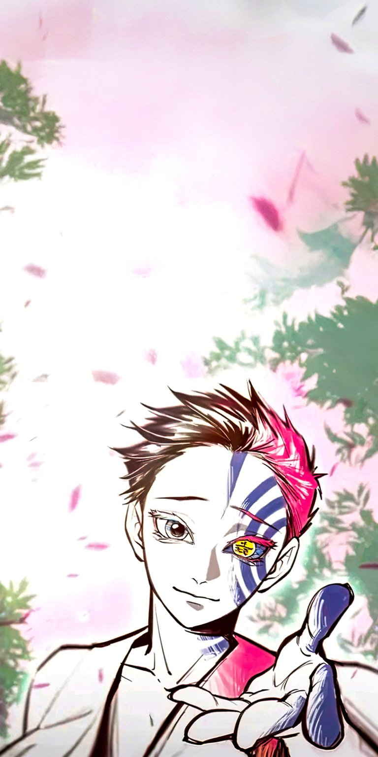 Akaza art wallpaper iPhone 4K