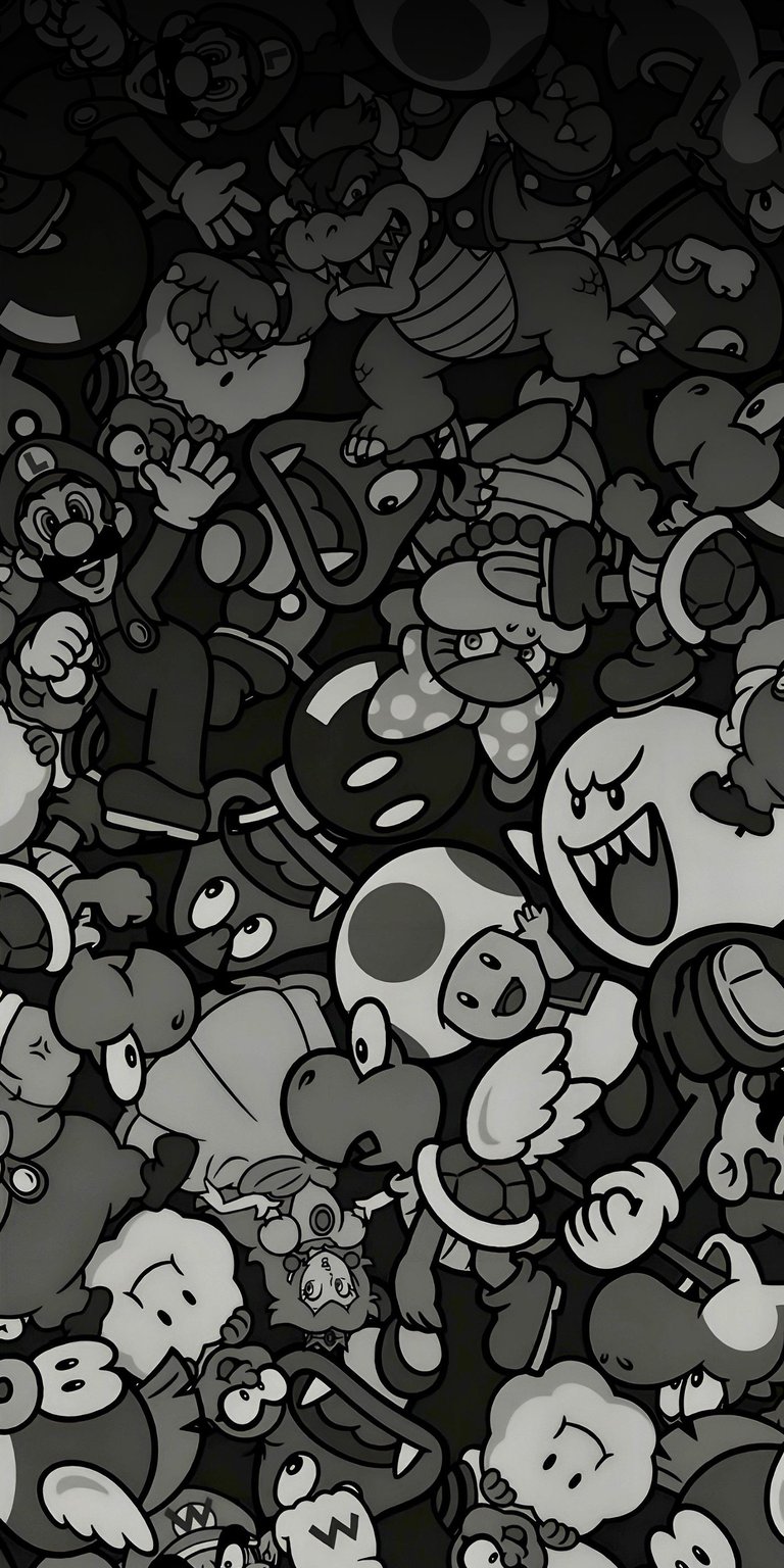 Dark doodle wallpaper iPhone HD