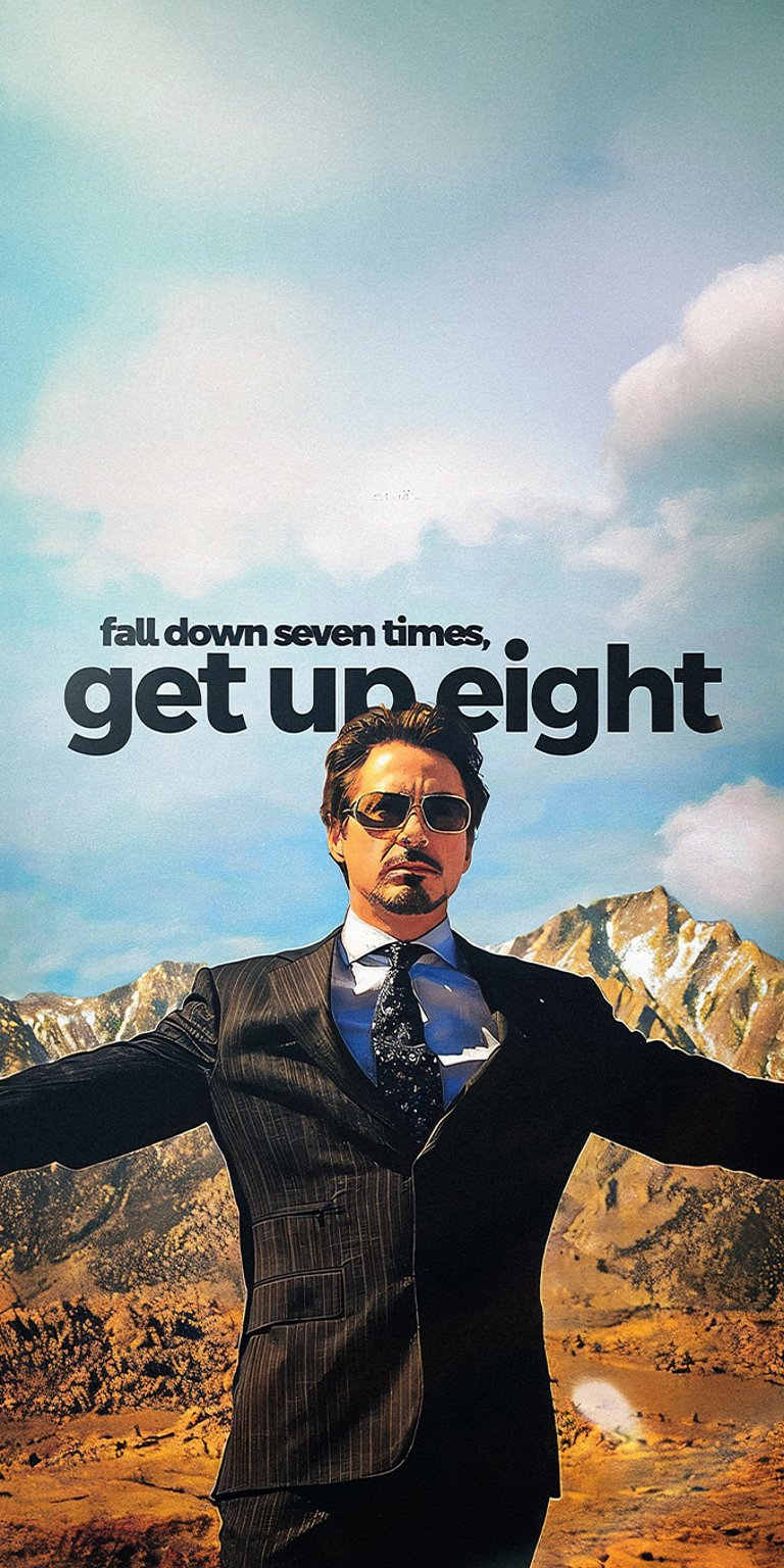 Tony Stark quote wallpaper iPhone 4K