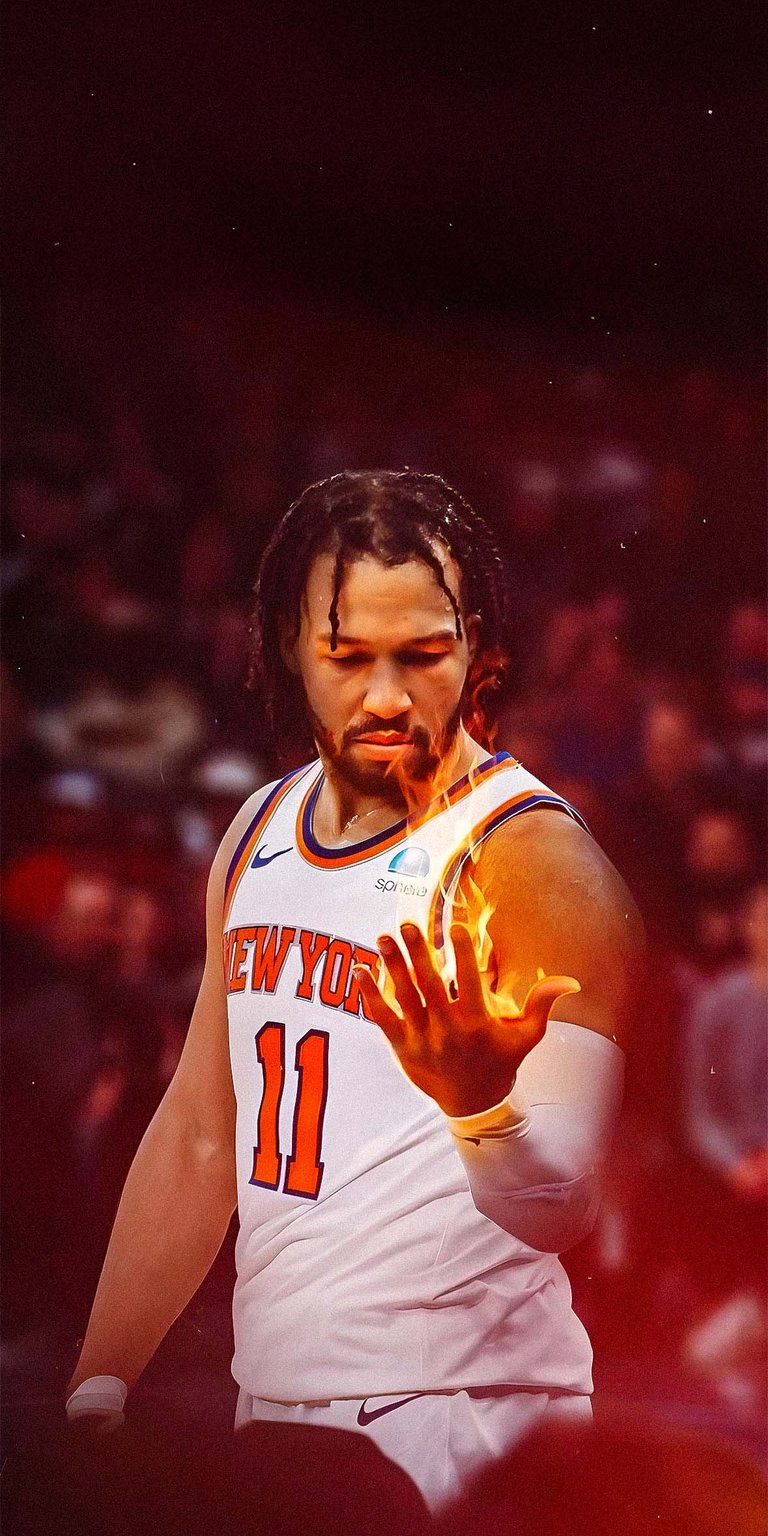 Jalen Brunson Art Wallpaper iPhone