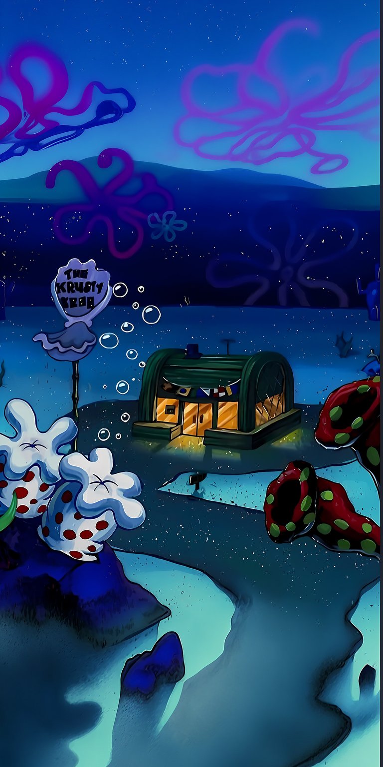 Krusty Krab iOS wallpaper HD