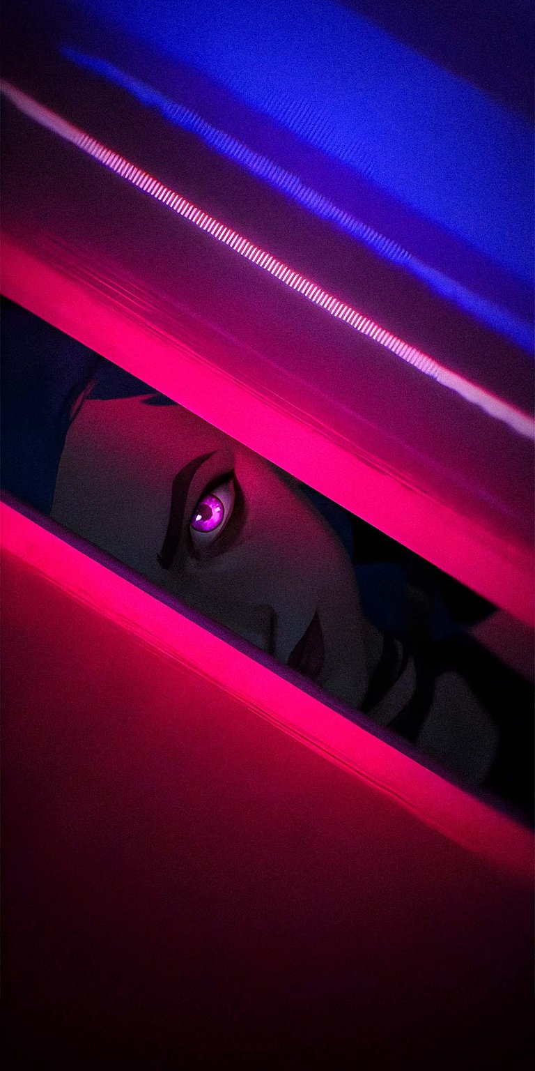Arcane Girl Jinx eyes wallpaper iPhone