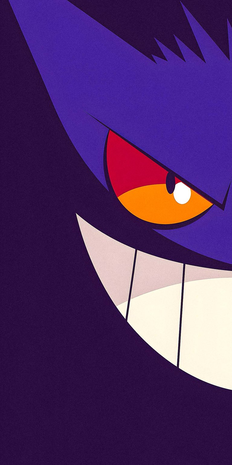 Pokemon Gengar Face Wallpaper 4k iPhone