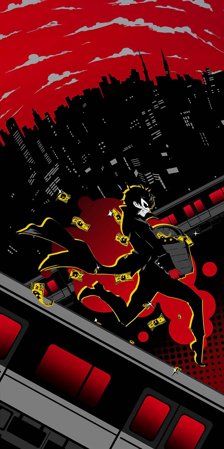 Persona 5 video game wallpaper for iPhone