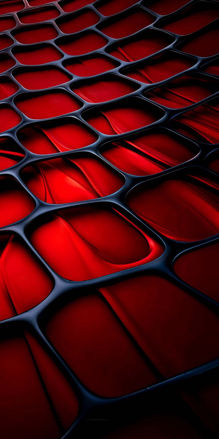 3D Spiderman red pattern wallpaper 4K