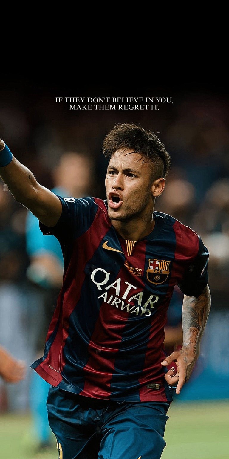Neymar Jr quotes wallpaper for mobile 4K