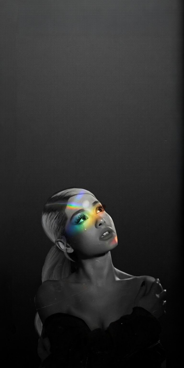 Ariana Grande No tears left to cry wallpaper iPhone HD