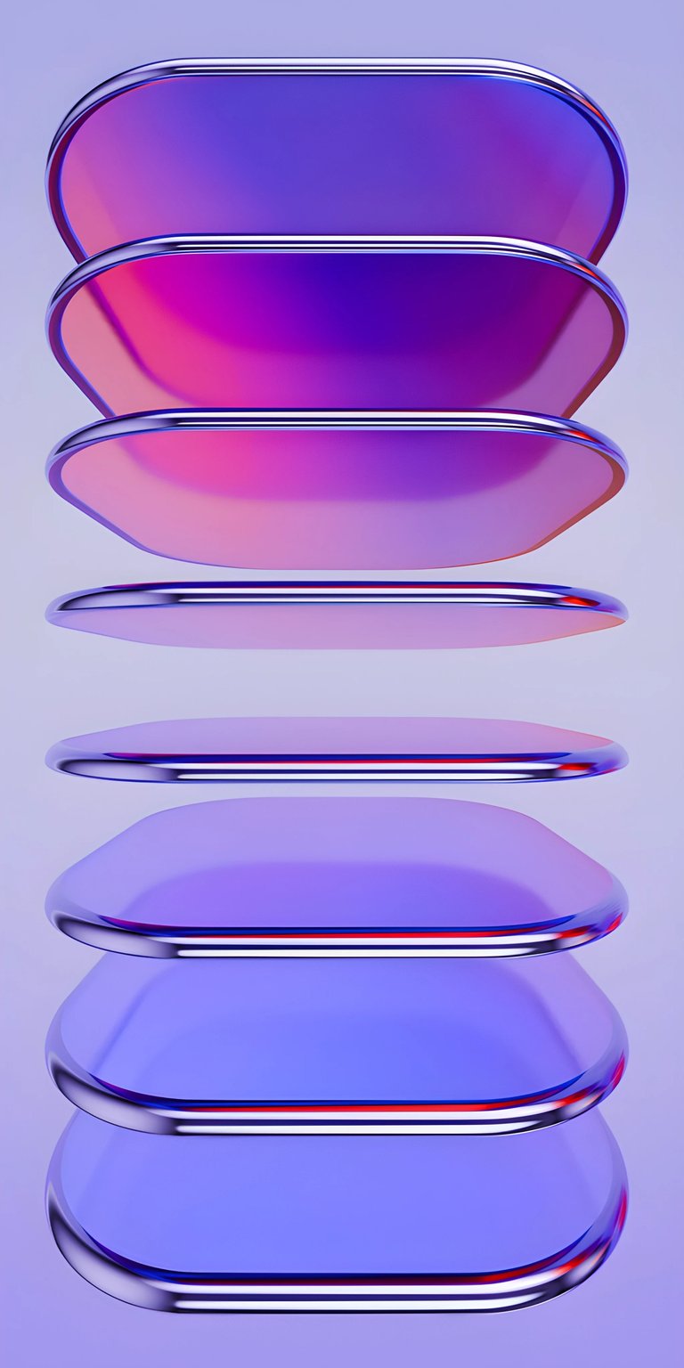 Abstract liquid glass pink purple iPhone 17 wallpaper 4K