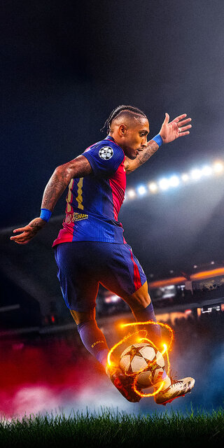 Raphinha Barcelona wallpaper for iPhone