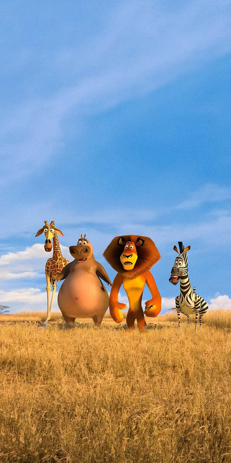 Madagascar cast wallpaper 4k