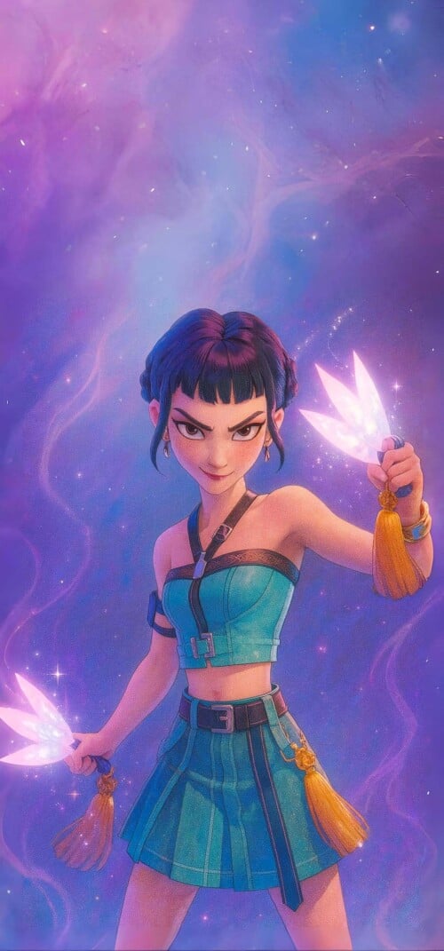 Kpop Demon Hunters Girls Trio Wallpapers