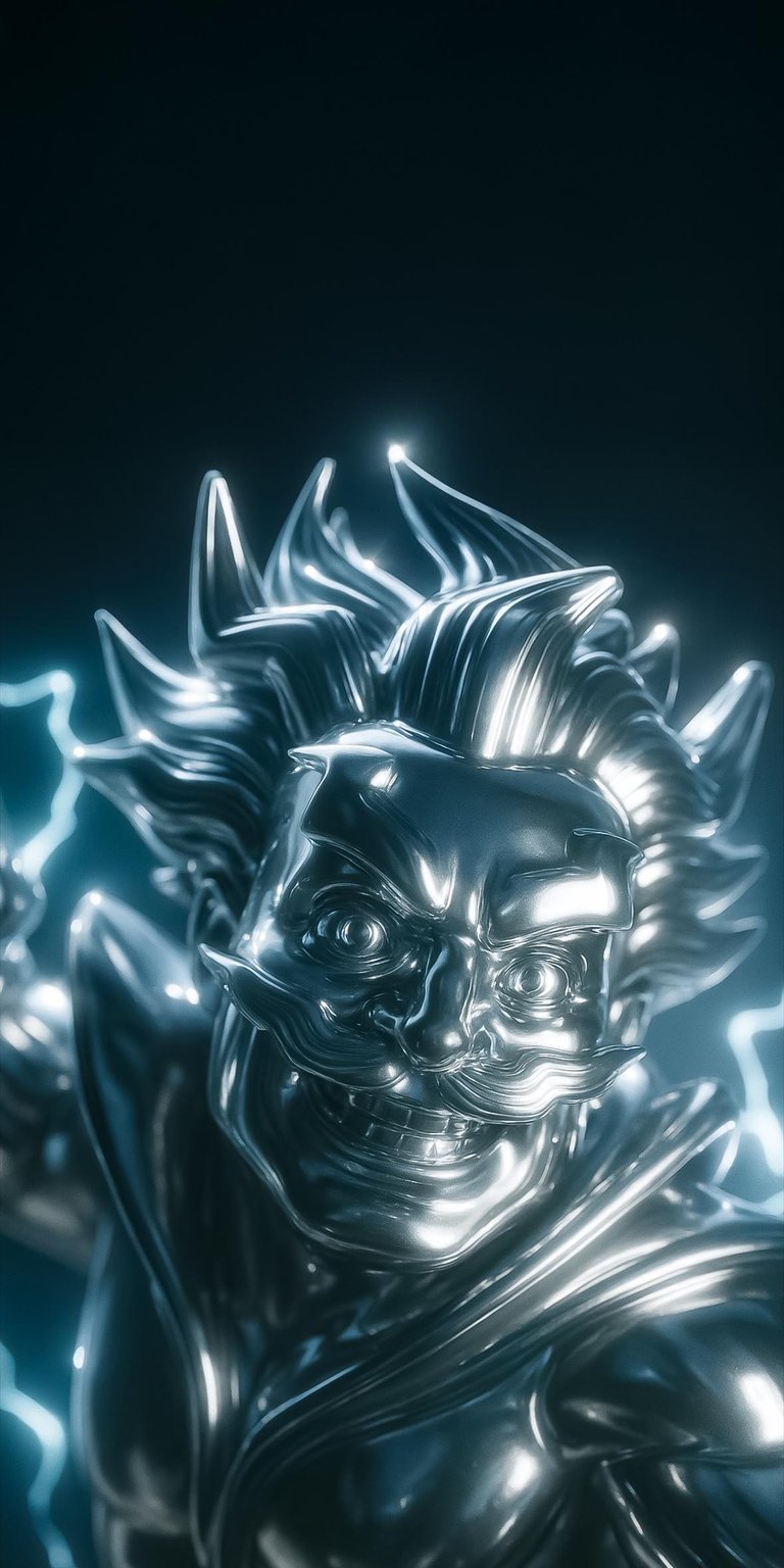 Customize your screen with this Clash Royale chrome Silver Surfer theme iPhone wallpaper HD