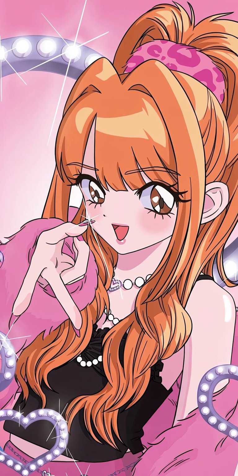 Anime girl Gyaru wallpaper iPhone 4K