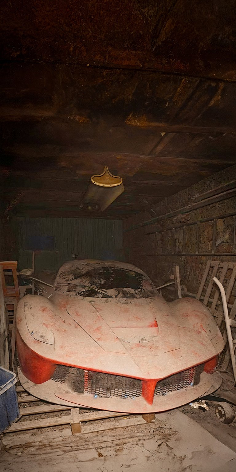 Abandoned LaFerrari wallpaper iPhone 4K