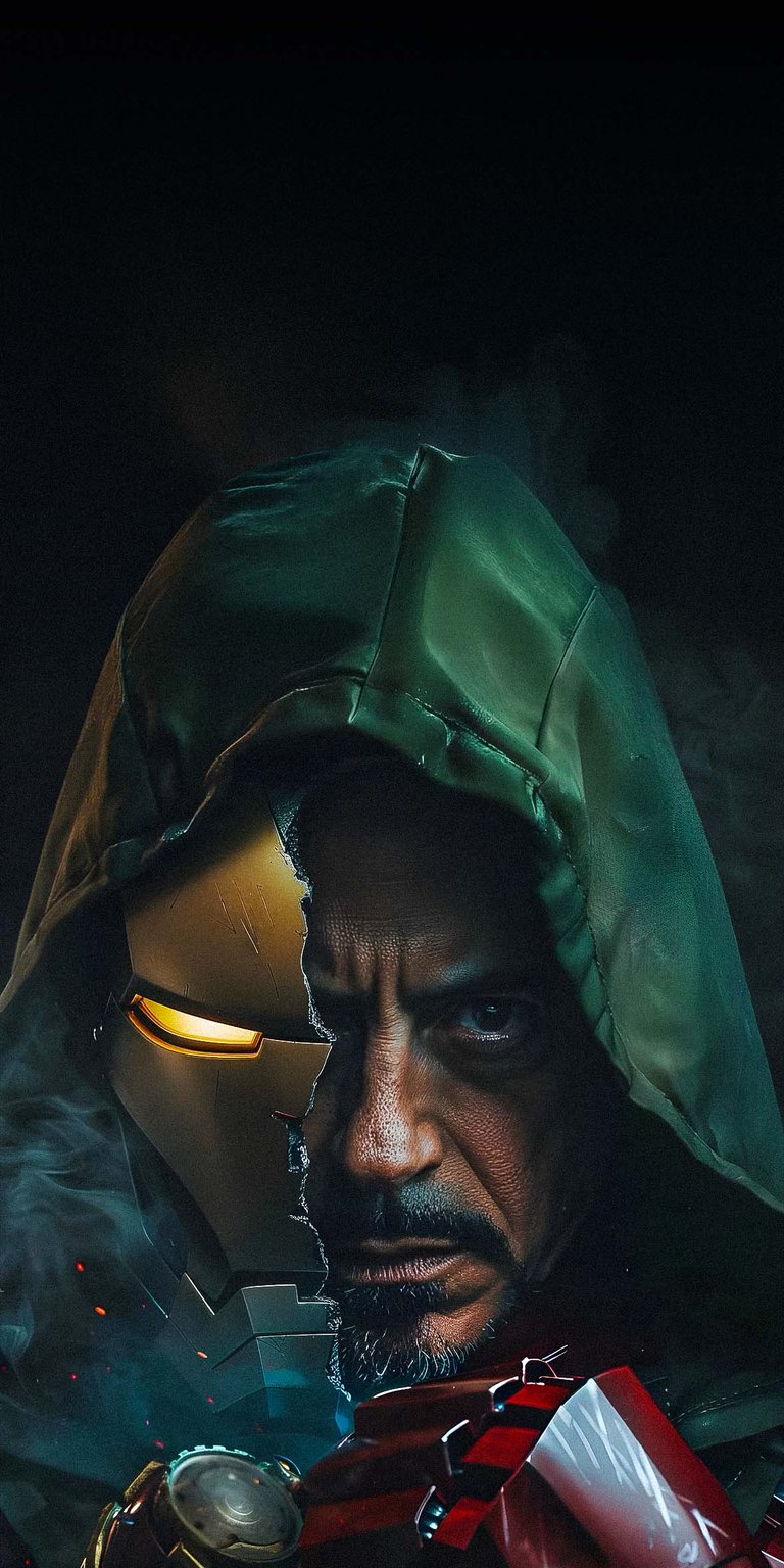 Rdj Tony Stark as Doctor Doom Wallpaper iPhone 4k